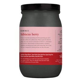 Paromi Tea Organic Hibiscus Berry Caffeine-Free Herbal Tea, 15 Pyramid Tea Bags (Pack of 6) - Non-GMO