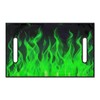 Darisoco Fire Green Golf Cart Seat Covers Blanket Golf Cart