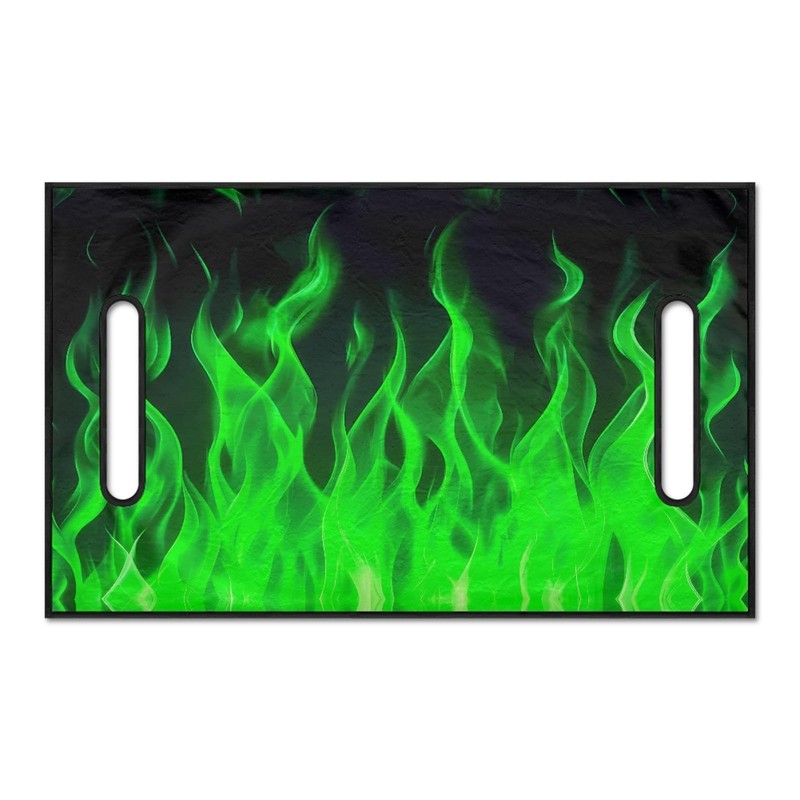 Darisoco Fire Green Golf Cart Seat Covers Blanket Golf Cart
