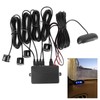Auto LED Parking Sensor Backup Radar System Buzzing Alarm Weatherproof