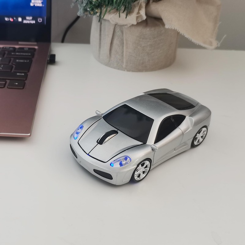 WUQIDA Wireless Mouse Car Mouse, Sport Car Shaped Mouse Mice