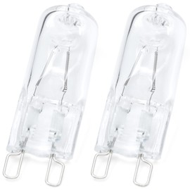 Mhrxusd WPW10169757 Wall Oven Light Bulb Replacement for Whirlp for Jenn-Air for Kitchenaid Parts Replace W10169757, 2 Pieces Per Set, G9 Type