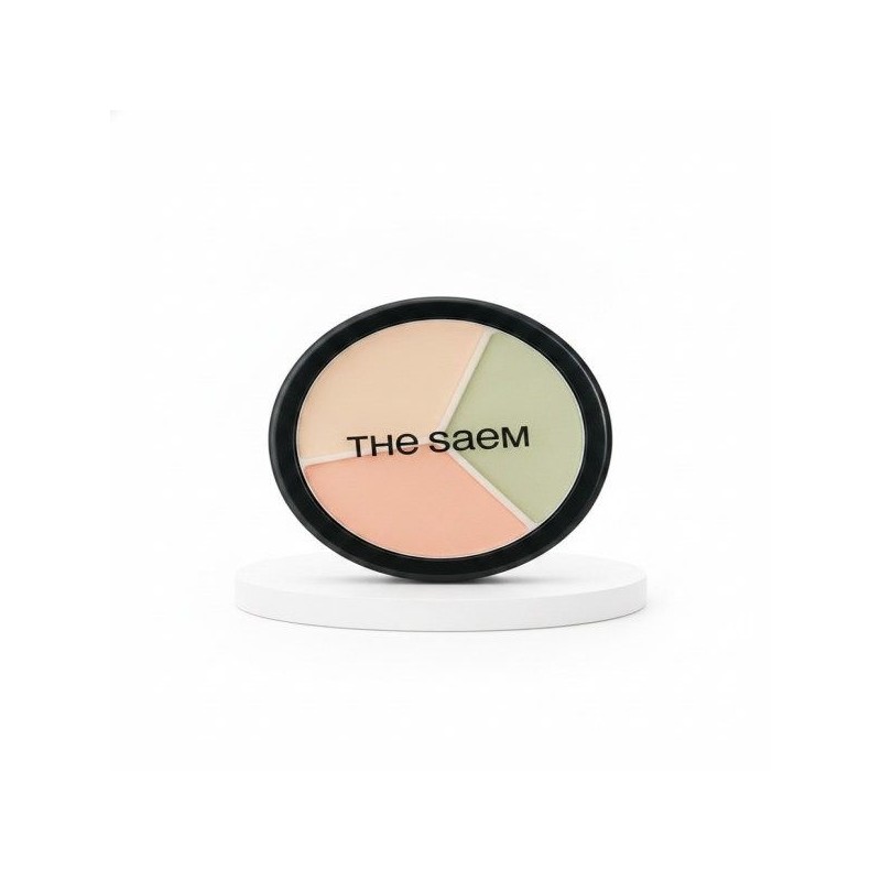 THESAEM [2 packs] Cover Perfection Triple Pot Concealer 7colors Blue