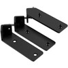 Corner Shelf Bracket, 7 inch 3-Pack 1/5” Thick Carbon Steel