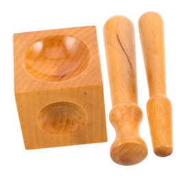 Angoily 1 Set Wooden Dapping Block for Jewelry Making Multi Functional Jewelry Forming Tool Ergonomic Design for Easy Use and Crafting Projects