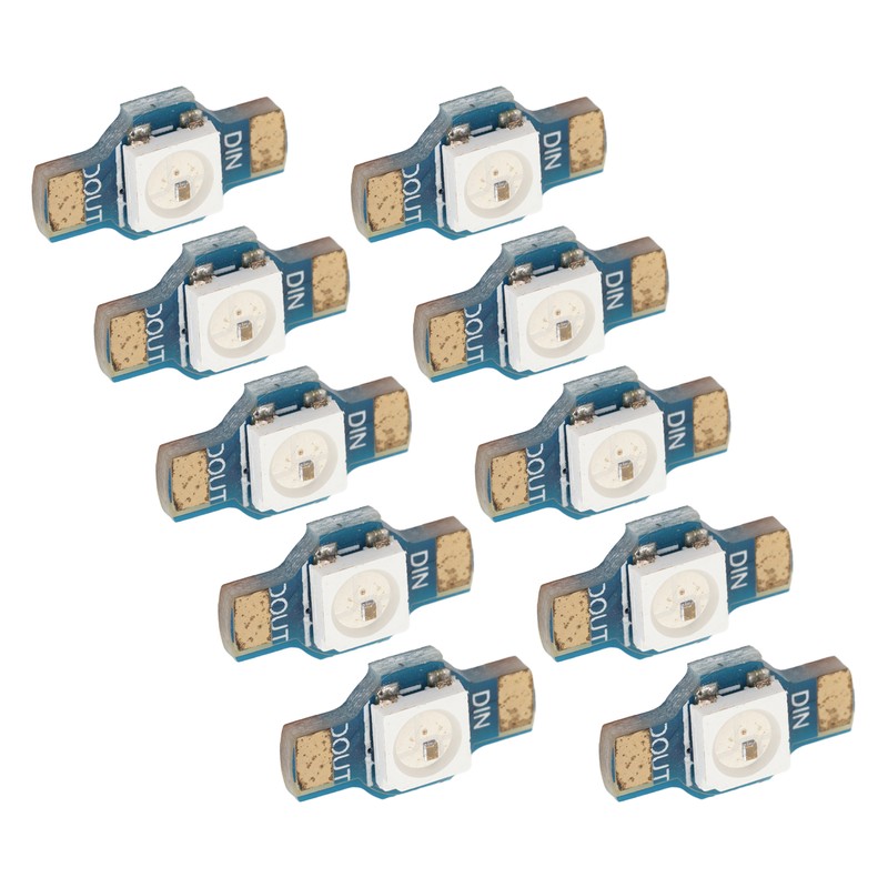 10Pcs WS2812 RGB LED Module High Brightness Energy Saving Lightweight