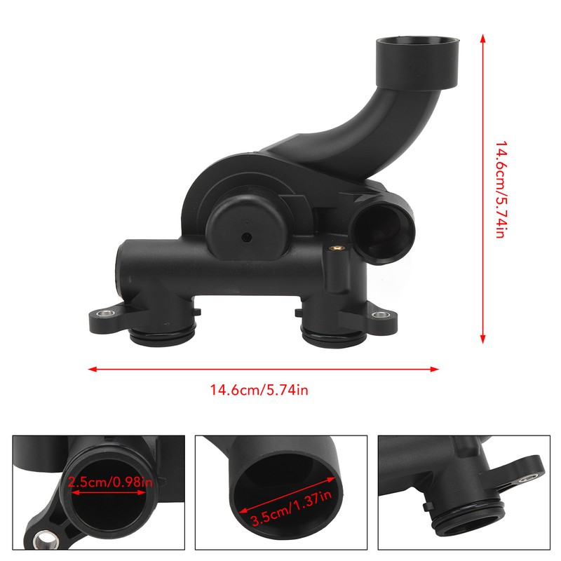 Front Coolant Water Valve Pipe LR100352 Replacement For Jaguar F‑Pace