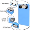 Clipboard Plastic Mini Document Organizer Message Clip Binder Notepad Storage