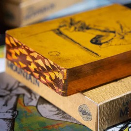 LANCE MOUNTAIN SKATING SKELETONS GILDED EDITION- Orange