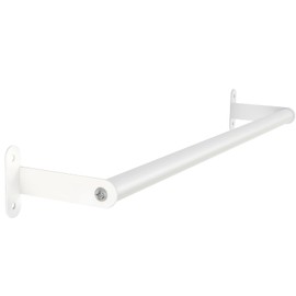 MKO Towel Bar for Bathroom, 16IN Hand Towel Holder with Metal Black, Towel Rack Hanger Sturdy Wall Mounted for Kitchen