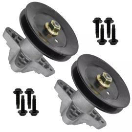 For MTD Spindle Assembly with Pulley For White Outdoor LT1650 ZT17 ZT42 Zero-Turn Mower