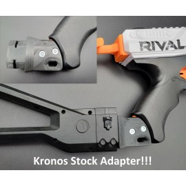 For NERF Shoulder Stock Adapter For Nerf Rival Kronos XVIII-500 Blaster Upgrade Mod Grip