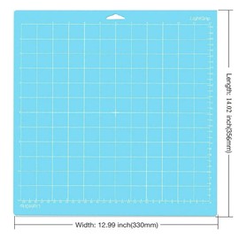 4 x Cutting Mats for Cricut, Replacement Cutting Mats for Cricut Explore Air 2/Air/One/Maker (StandardGrip, LightGrip, StrongGrip, FabricGrip) 12 x 12 Inch Non-Slip & Durable Mat for Cricut (C)