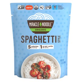 Miracle Noodle - Ready To Eat Organic Spaghetti Keto, Vegan, Gluten Free, Low Carb Rice, Low Calorie Rice, Soy Free - 7 Oz, 6-Pack
