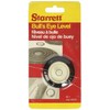 Starrett BE-1 Acrylic Circular Bullseye Level with Flange, 1.180" Diameter,