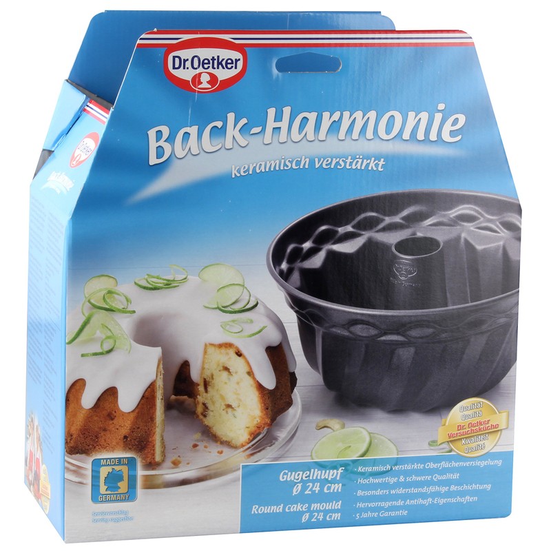 Dr. Oetker 2604 Gugelhupfform Ø 24 cm, Backform für Gugelhupf,