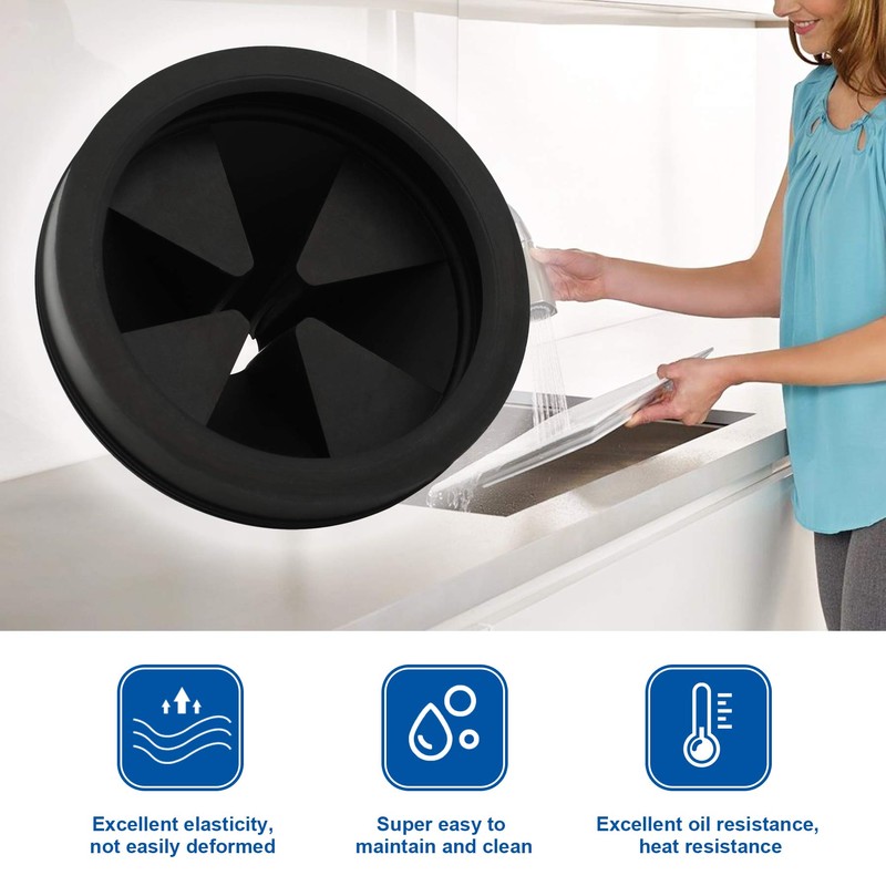 Garbage Disposal Splash Guard Collar Sink Baffle, Food Waste Disposer
