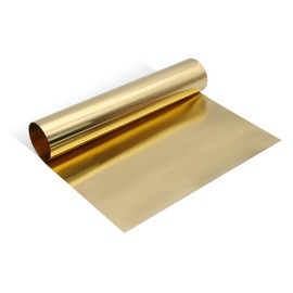 YIEMI Brass Sheet Roll, Gold Foil Sheets 1000mm x 300mm x 0.2mm for Crafts, Electrical Repairs, DIY Projects