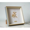 PLUSCHEN 7x7 Blue Beige Square Picture Frame, 7x7 Resin Photo
