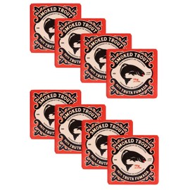 Portuguese Smoked Trout Pate | B Vitamins, Omega-3 | Tinned Seafood by Ati Manel | 8 x 75g Cans