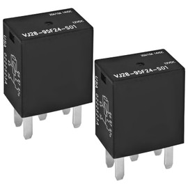 VJ28-95F24-S01 Automotive Relay (Pack of 2)- 12VDC 5-Pin Connectivity Relay for Reliable Power Control and Versatile Applications