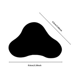 TopHomer 10 Stück 6,6x8,6 cm Teppichgreifer, Doppelseitig Waschbar, Abnehmbarer Anti-Curling-Eck-Teppichgreifer, Rutschfestes, Erneuerbares Teppichband für Fliesen-Holz-Laminat-Teppichbodenmatten