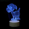 3W 4.5V USB 3D Night Light Touch Control LED Table
