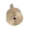 ETFBUY Brass Cross Shaped Lock Cylinder with 2 Keys Keyway