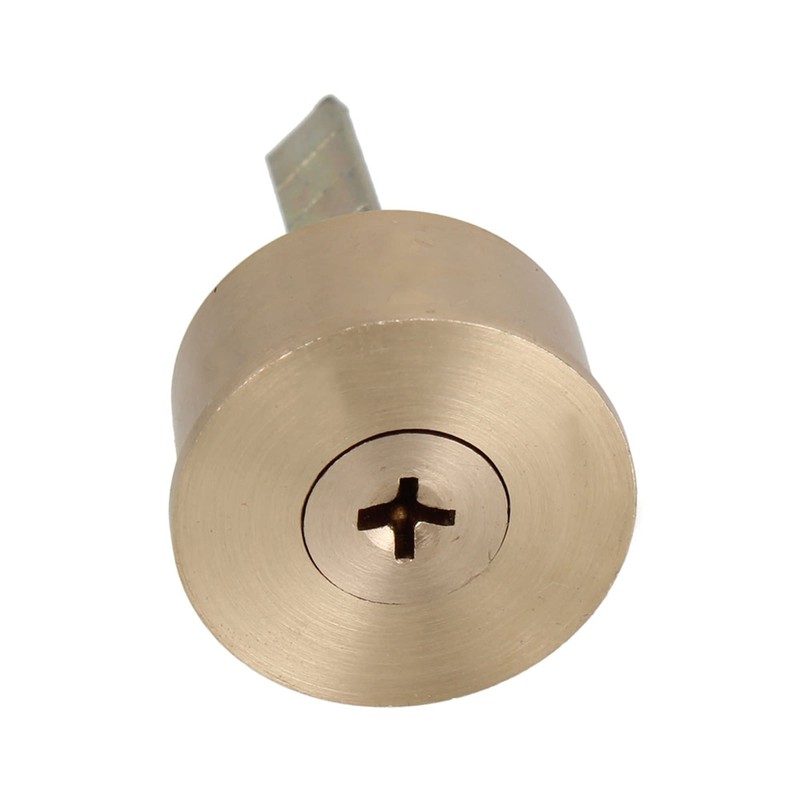 ETFBUY Brass Cross Shaped Lock Cylinder with 2 Keys Keyway