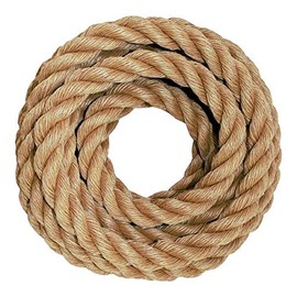 SGT KNOTS Twisted ProManila - UnManila, Twisted 3 Strand, Lightweight Synthetic Rope for DIY Projects, Marine, Commercial (1.5" x 25ft)