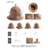 Loo&c Women's Sauna Hat, Solid, Simple, Towel Fabric, Pile, Sauna