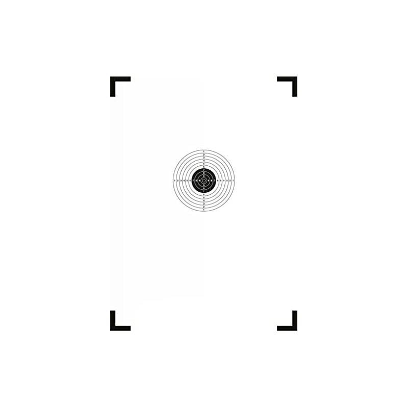 Accurize Front Shooting Targets (Pistol 25m ISSF 9.65/5m)