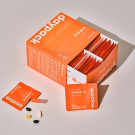 데이팩 올인원 한포 비타민 1박스 1개월분 (멀티비타민+rTG오메가3+유산균+루테인) Daypack All-in-One Vitamin 1 Box 1 Month Supply (Multivitamin + rTG Omega 3 + Probiotics + Lutein)