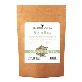 The Republic of Tea Silver Rain White Full-Leaf Tea, 75 Pounds / 200 Cups
