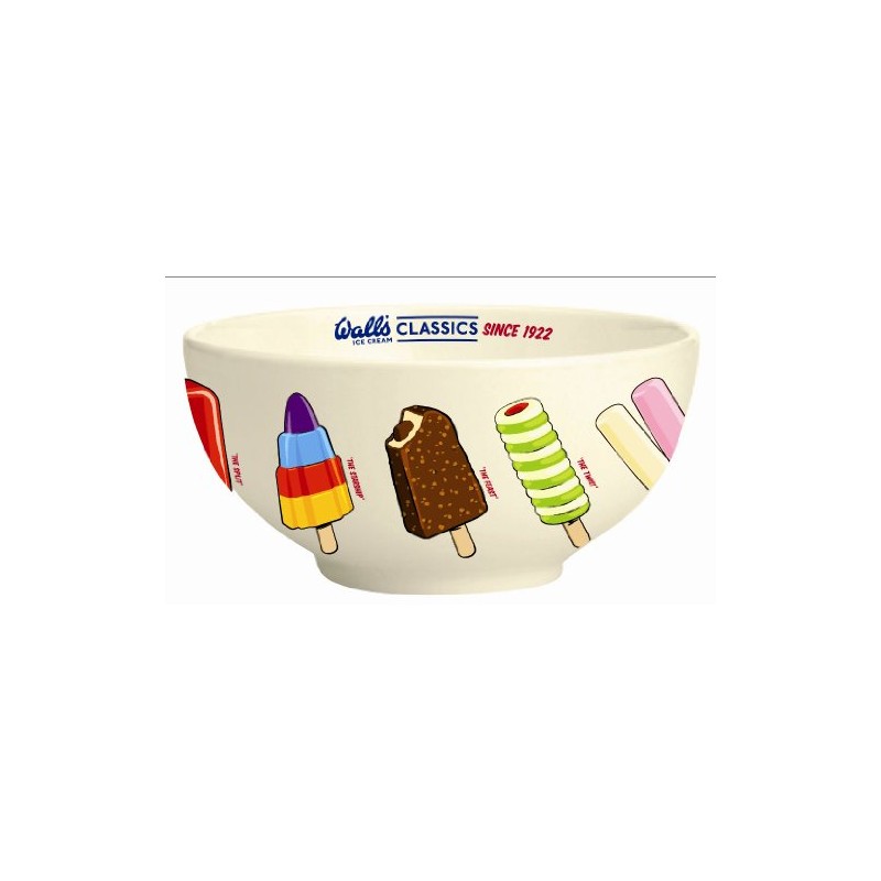 Wall's Classic Ice Cream & Lollies Ceramic Bowl