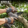 [Vgo...] Work Leather Gloves, Goat Skin, Touch Panel Compatible, Abrasion