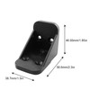 JCBIZ 4PCS Black Furniture Right Angle Bracket Plastic Corner Support