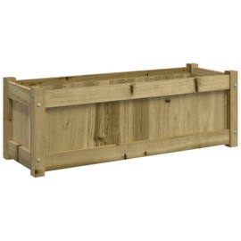Udorich Transform Your Outdoor Space with Wooden Garden Planter, Durable Vacuum Pressure Impregnated Pinewood, 35.4" x 12.2" x 12.2"