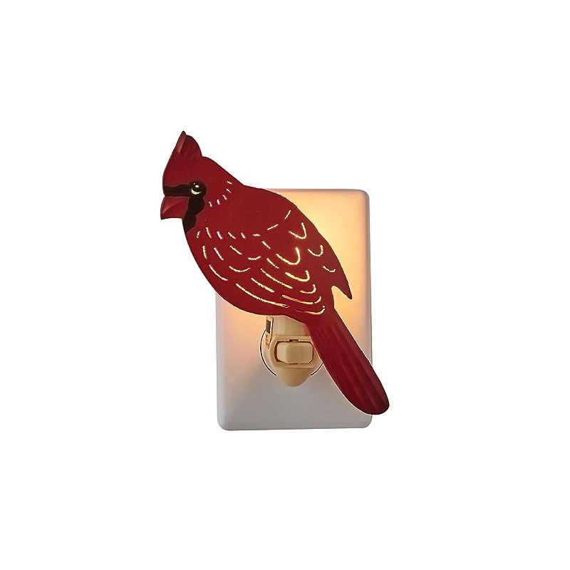 Park Designs Cardinal Night Light - Red