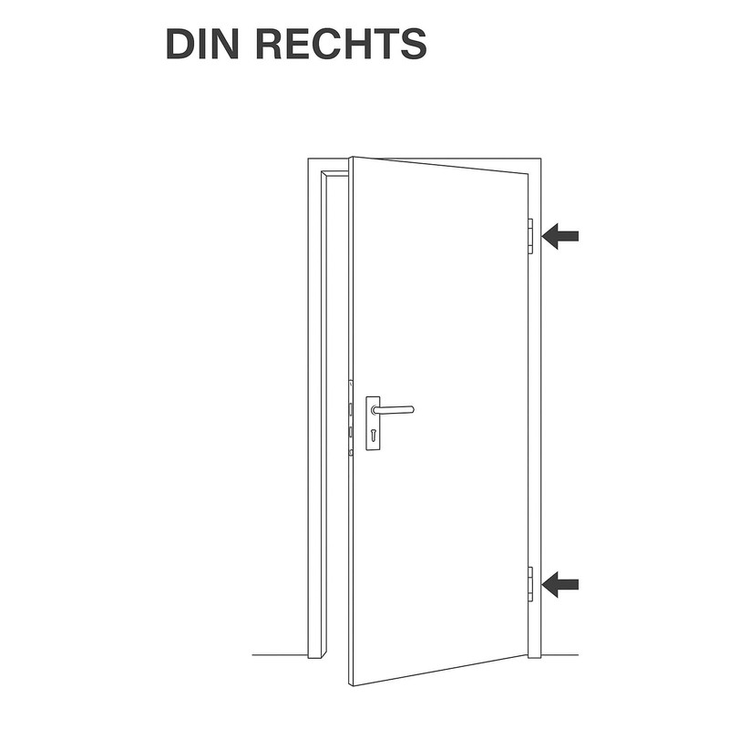 Door Lock PZ Lock Class 2 Backset 55mm Gutter 20mm