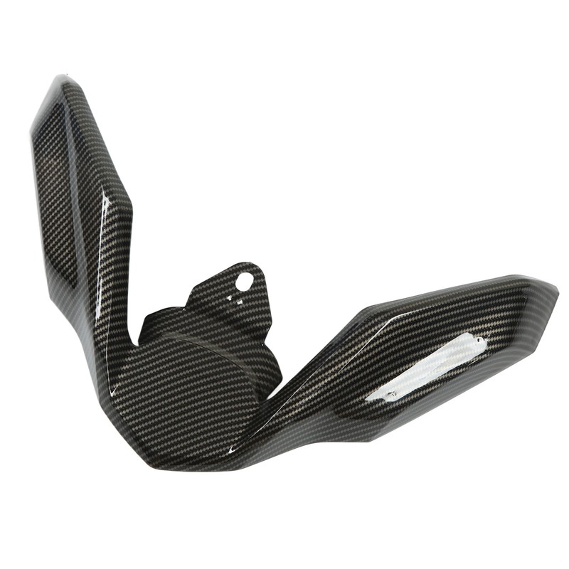 Motorcycle Front Beak Cover Carbon Fiber Style Fairing Wheel Extender
