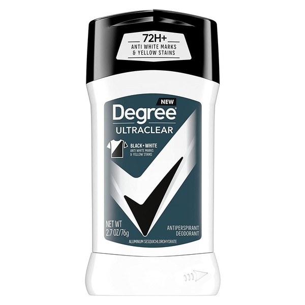 Degree Deodorant 2.7 Ounce Mens Ultra Clear Black & White (79ml) (2 Pack)