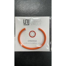 STELLA VALLE ORANGE CERAKOTE COATED BRACELET