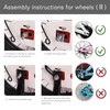 Bicycle Training Wheels,Adjustable Training Wheels,For 12 14 16 18 20