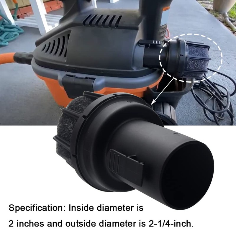 Muffler Diffuser Wet/Dry Vac Attachment (2-1/2 inch) CMXZVBE38660 Compatible with