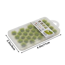 HAOBIN Model Making Accessories Grass Tufts Model Making Grass Miniature Decorative Grass Mat Model Making Model Railway Model Making Used for DIY Railway Train Landscape Artificial Grass Modelling