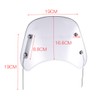 Universal motorcycle windshield Windscreen deflector for 5 '' - 7