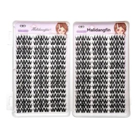 Kit de Pestañas Postizas Segmentadas en Cluster para un Volumen Natural y Reutilizable