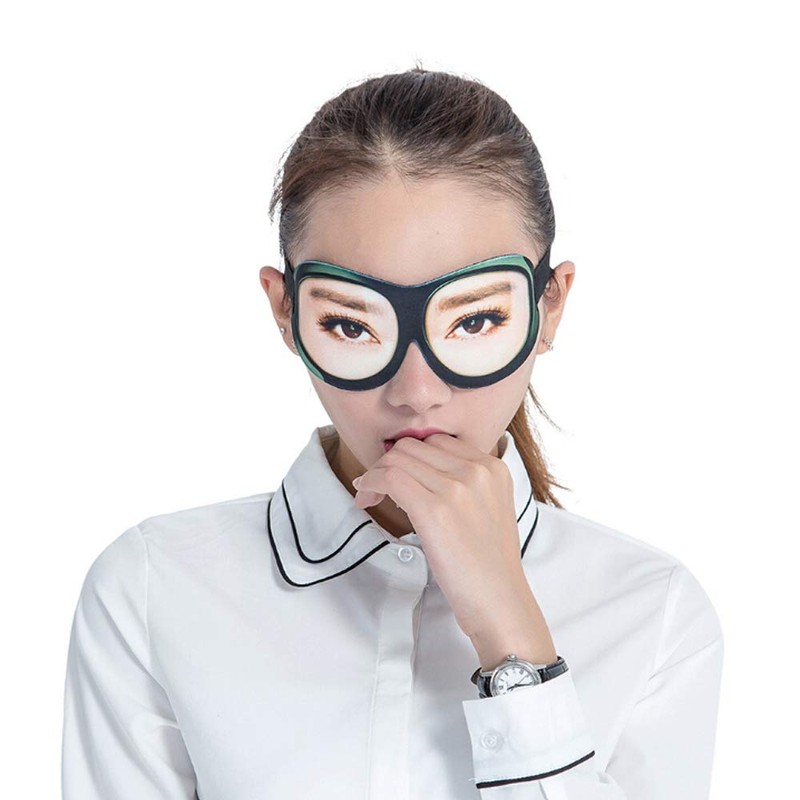 Honbay 3D Funny Eyeshade Soft Sleep Eye Mask with Adjustable