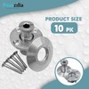 Poolzilla Pool Safety Cover Stainless Steel Anchor with Collar for